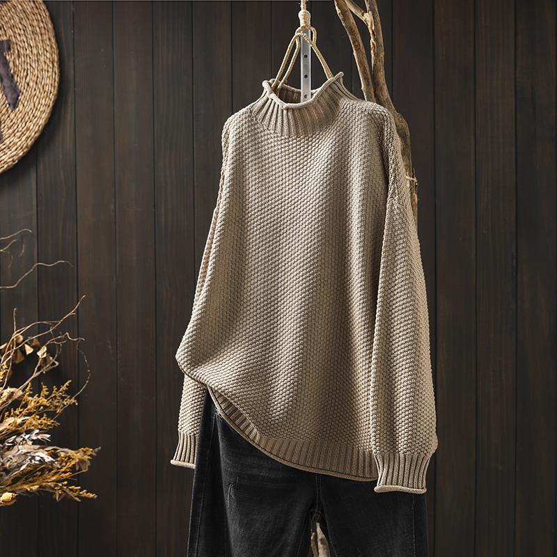 Oversized Knit Cozy Women Sweater