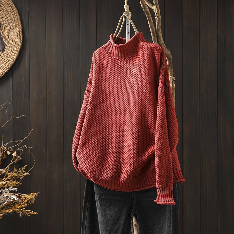 Oversized Knit Cozy Women Sweater