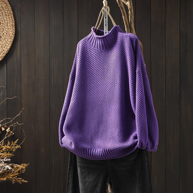 Oversized Knit Cozy Women Sweater