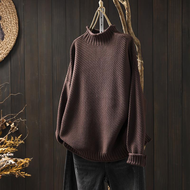 Oversized Knit Cozy Women Sweater