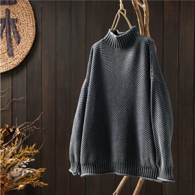 Oversized Knit Cozy Women Sweater