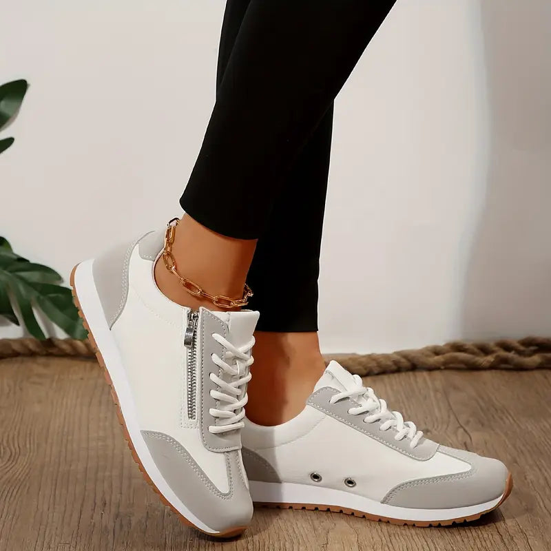 Arvella | Women’s Orthopedic Sneakers with Side Zipper
