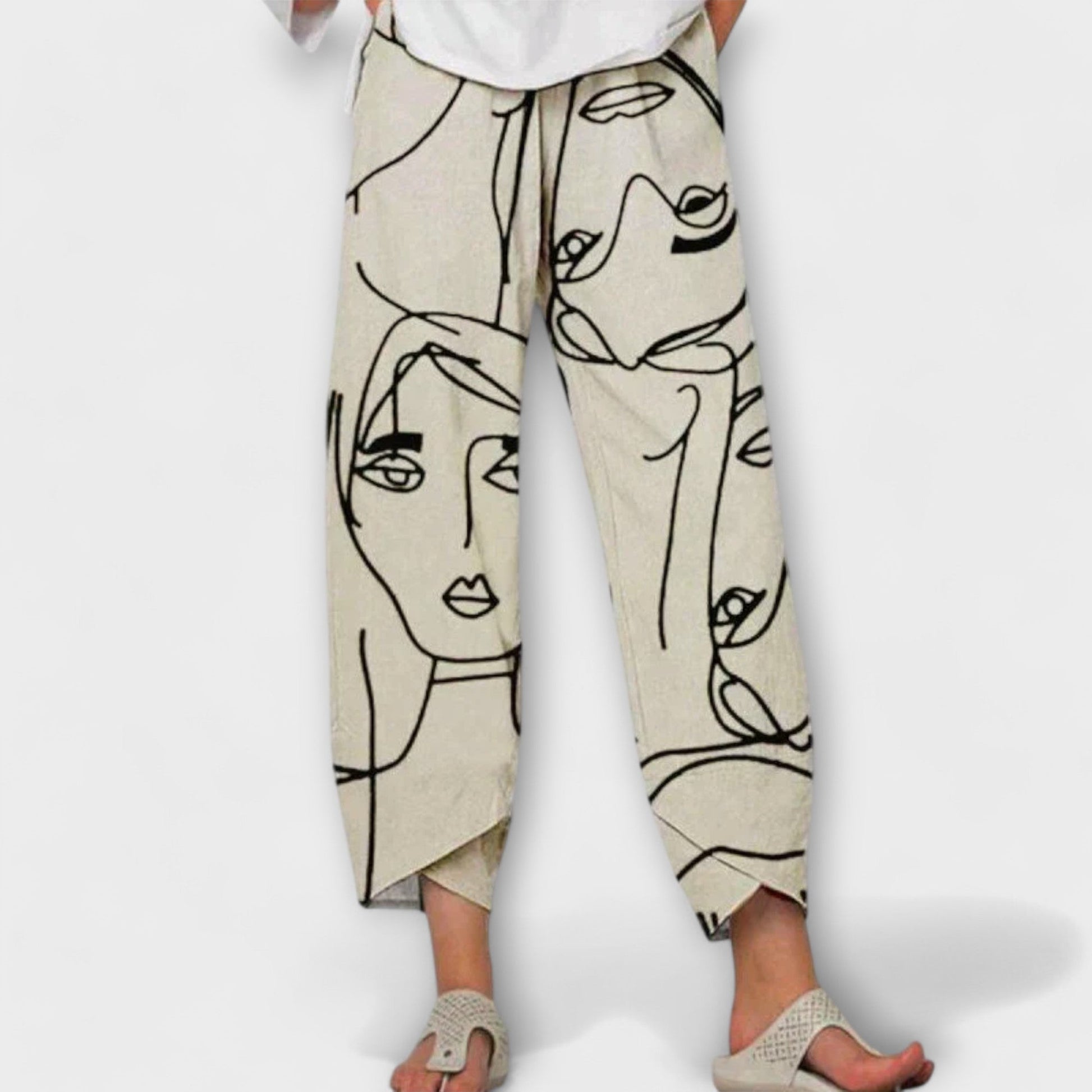 Women’s Wide Leg Pants – Summer Fit Ankle Length Trousers