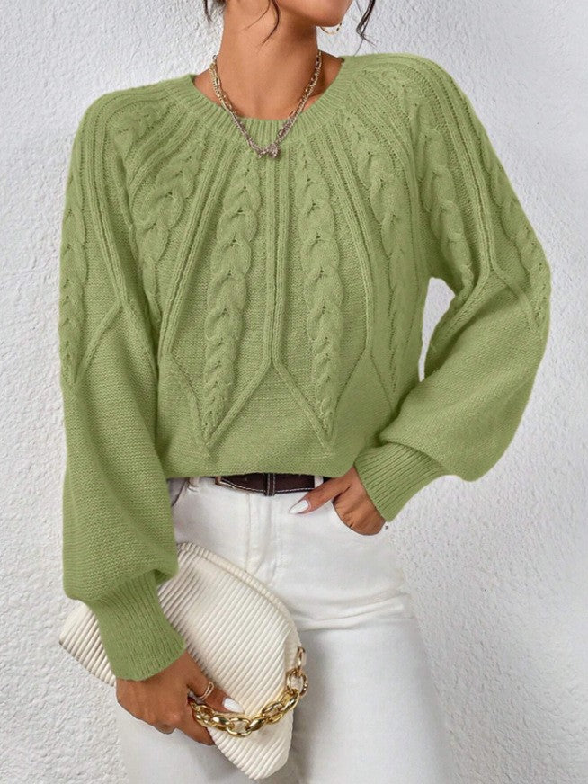 Cable Knit Cozy Women Sweater