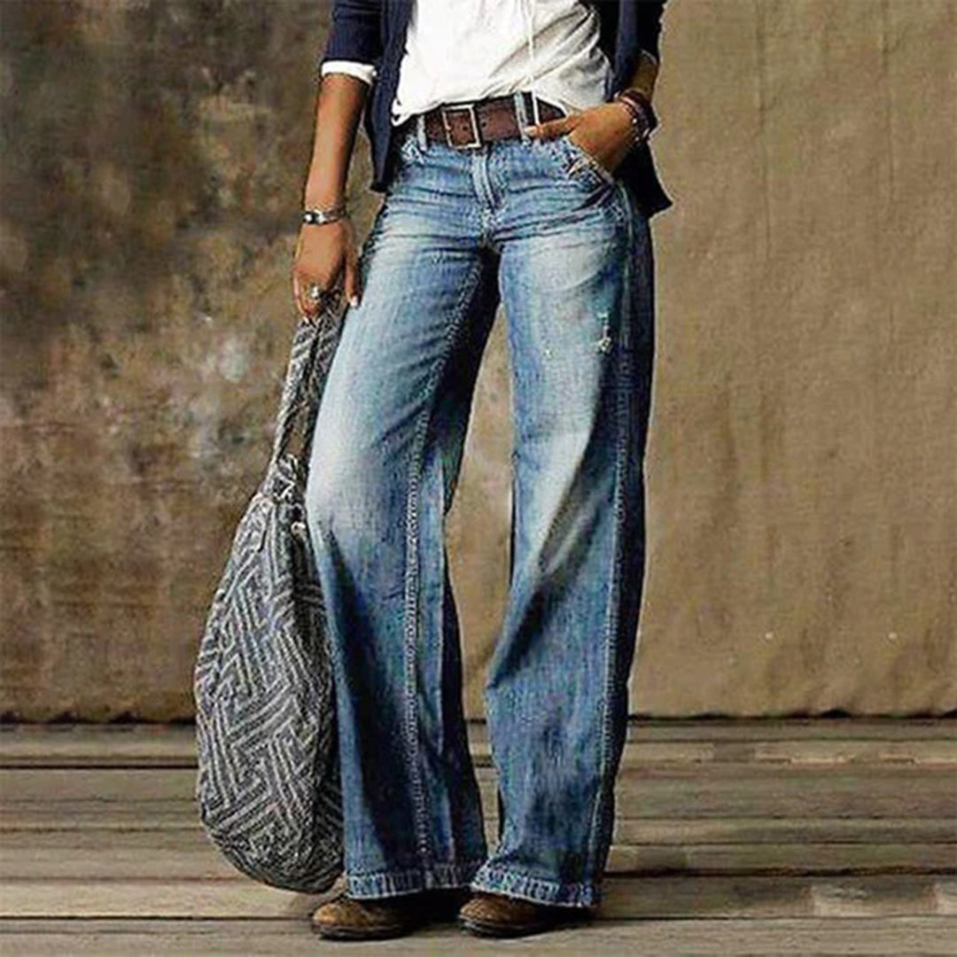 Arlena | Women’s High Waist Wide Leg Jeans