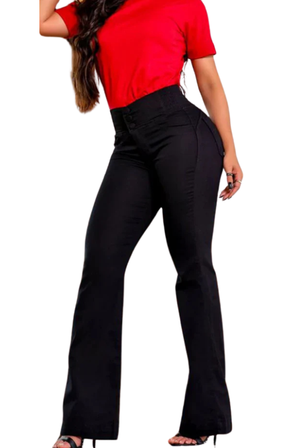 Veloria | Women’s High-Waist Straight-Leg Jeans
