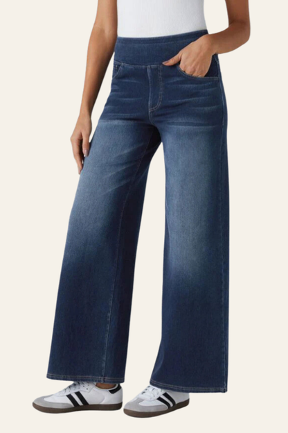 Elowen | Women’s High Waist Wide Leg Jeans