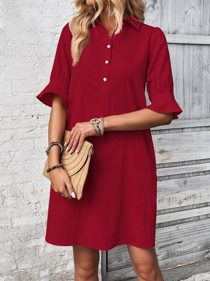 Neritha | Women’s Button Shirt Dress