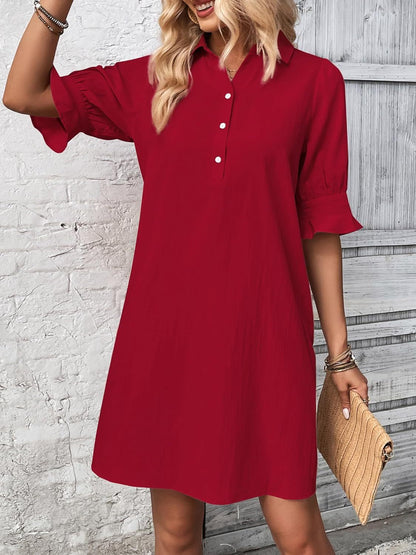Neritha | Women’s Button Shirt Dress