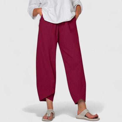 Women’s Summer Pants – Relaxed Fit Ankle Length Trousers