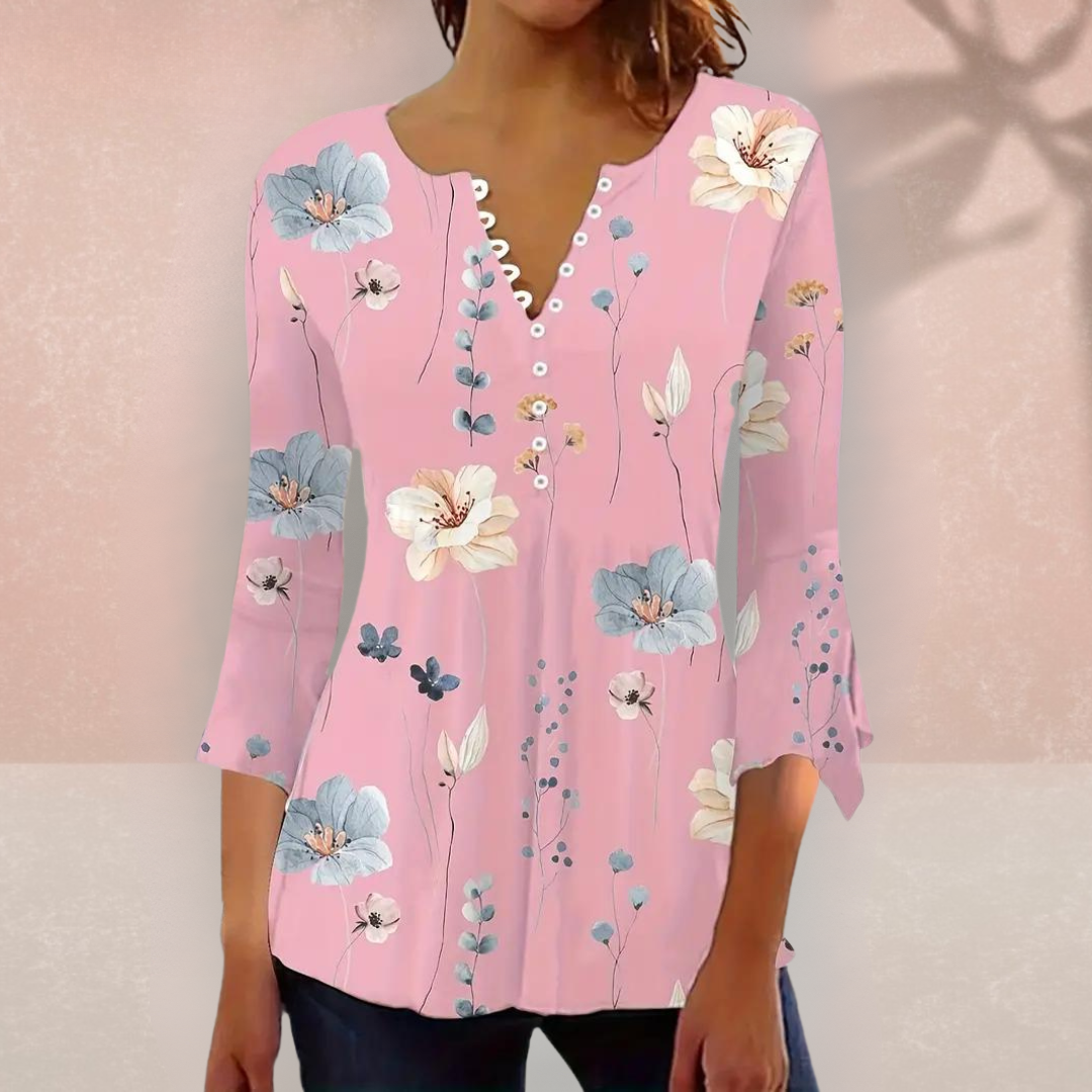 Women’s Floral Summer Top – Light, Elegant & Effortlessly Feminine