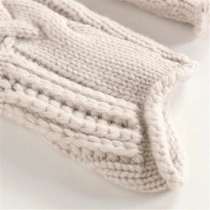 Turtleneck Knit Women Sweater