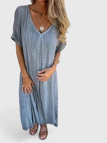 Sorella | Women’s Casual V Neck Everyday Maxi Dress