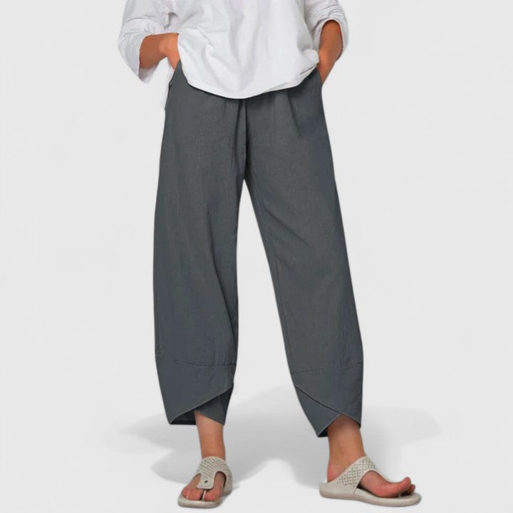 Women’s Summer Pants – Relaxed Fit Ankle Length Trousers
