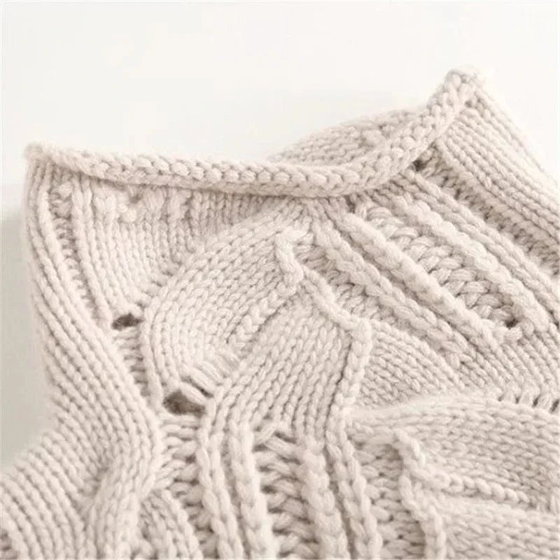 Turtleneck Knit Women Sweater