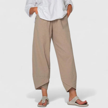 Women’s Summer Pants – Relaxed Fit Ankle Length Trousers