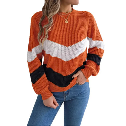 Colorblock Knit Sweater