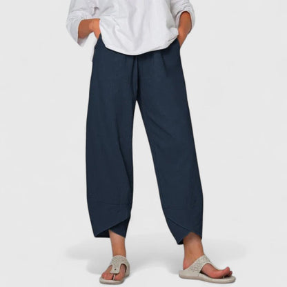 Women’s Summer Pants – Relaxed Fit Ankle Length Trousers