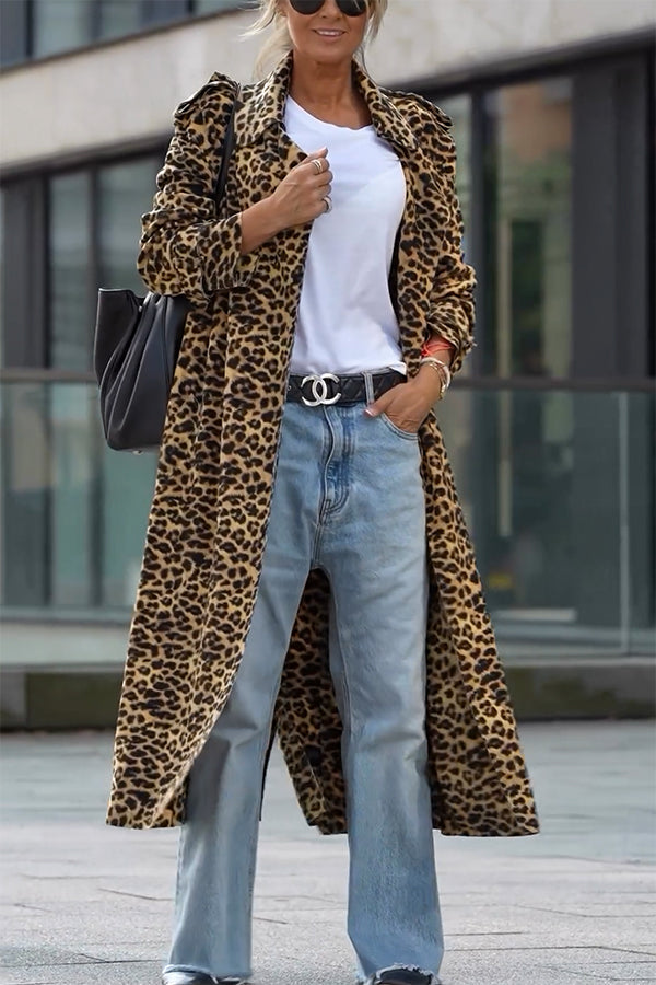 Leovaryn | Women’s Leopard Print Long Summer Jacket