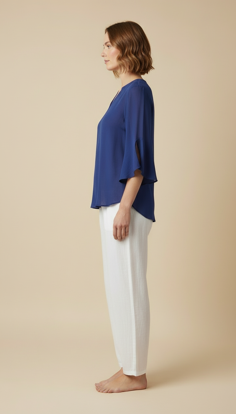Seravyn | Women’s Relaxed V-Neck Summer Top
