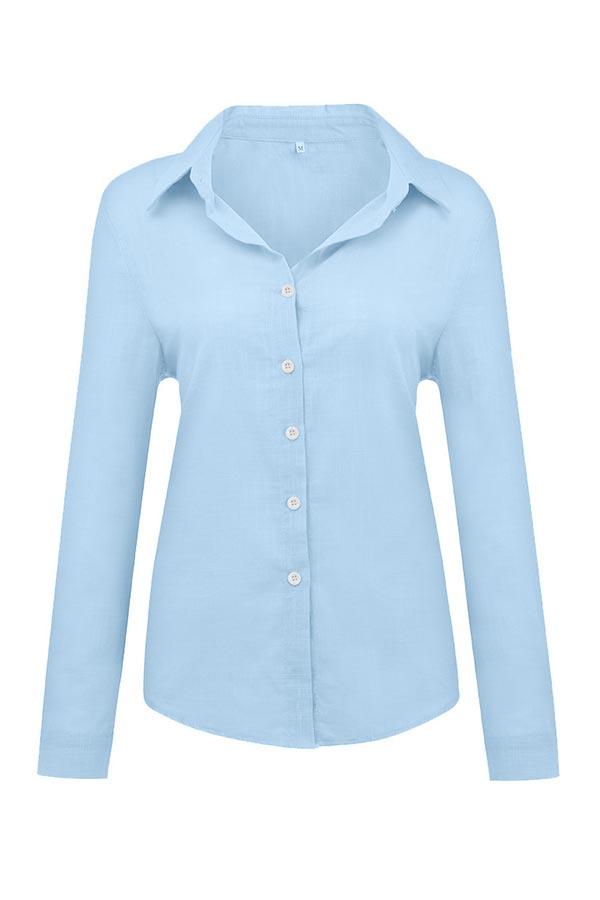 Elowen | Women’s Relaxed Button-Front Airy Blouse