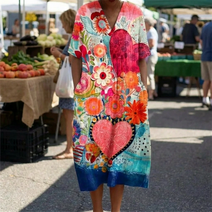 Marilla | Women’s Floral Midi Dress