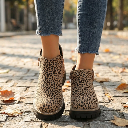 Jordan | Women’s Orthopedic Ankle Boots with Side Zipper