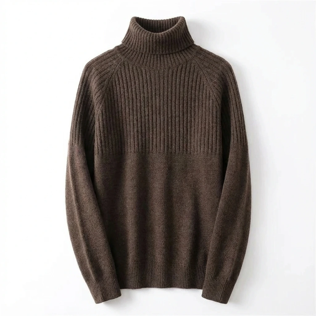 Turtleneck Knit Women Sweater