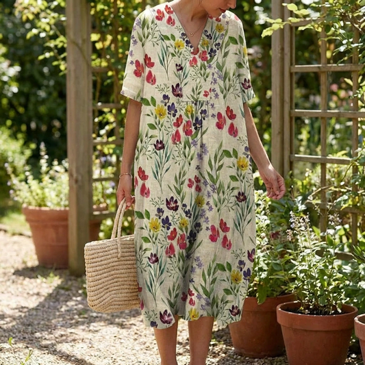 Zephyra | Women’s Floral Summer Midi Dress