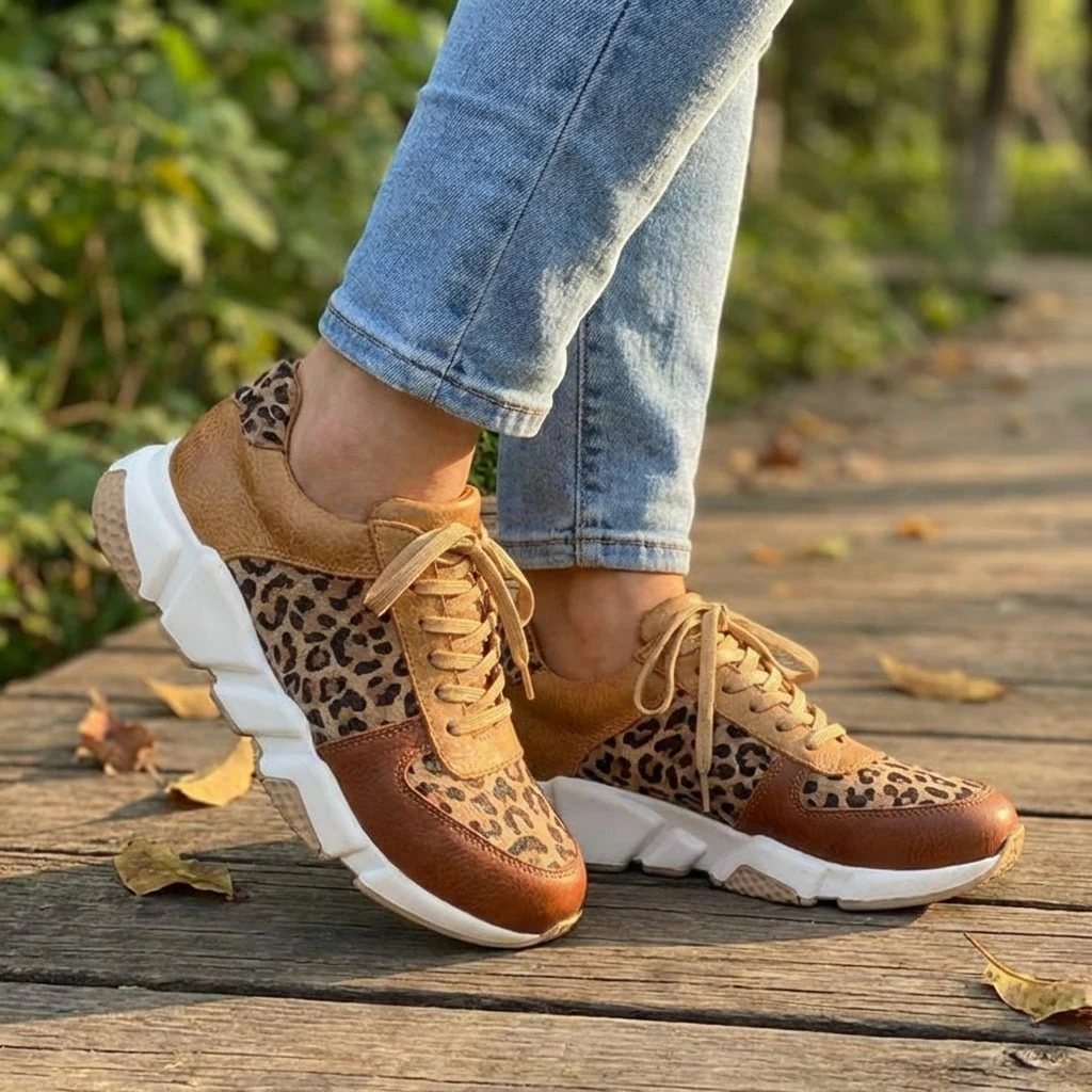 Nancy | Women’s Orthopedic Chunky Lace-Up Sneakers