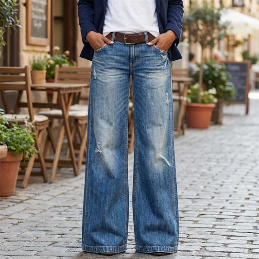Arlena | Women’s High Waist Wide Leg Jeans