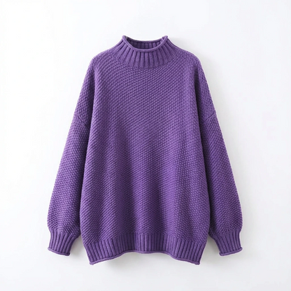 Oversized Knit Cozy Women Sweater