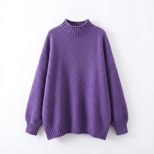 Oversized Knit Cozy Women Sweater