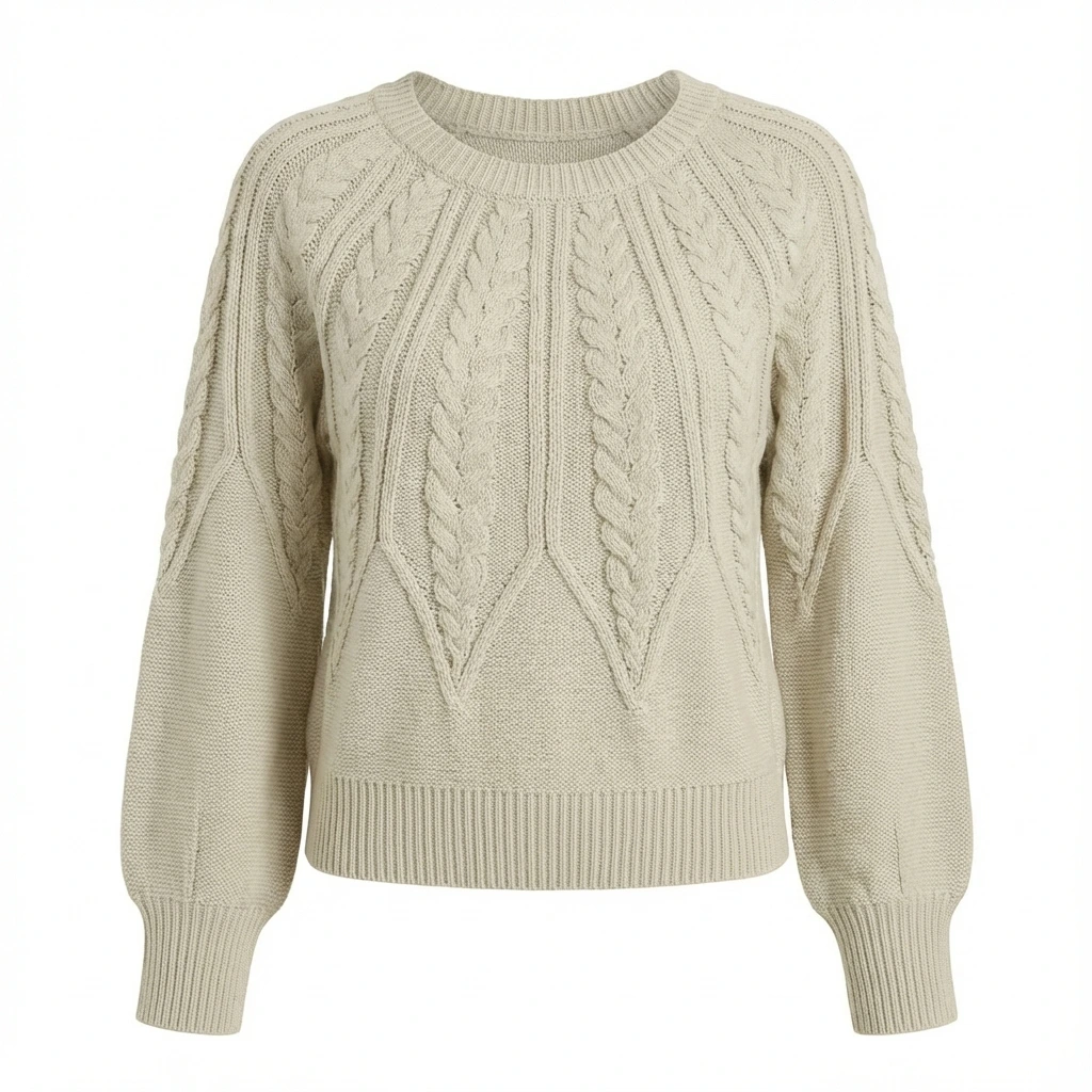 Cable Knit Cozy Women Sweater