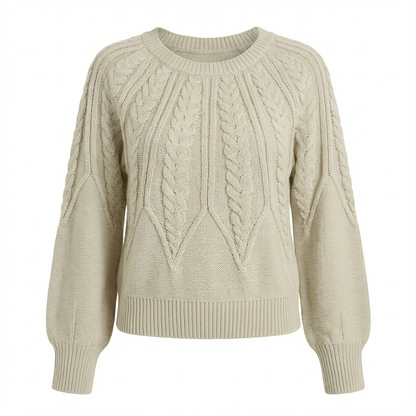 Cable Knit Cozy Women Sweater