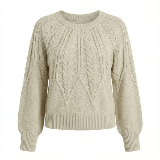 Cable Knit Cozy Women Sweater