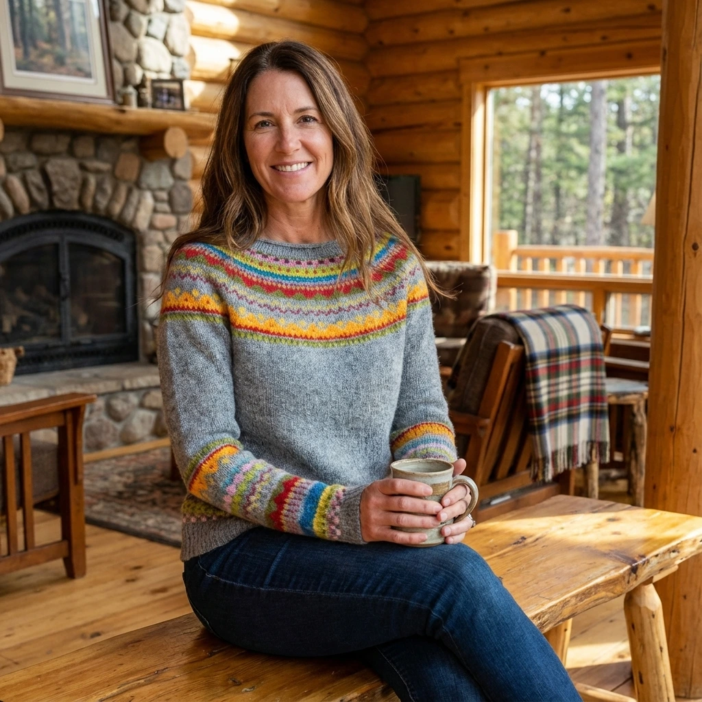 Vintage Knit Women Sweater