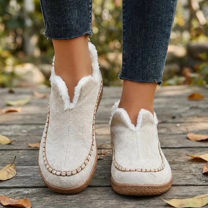 Women’s Orthopedic Slip-On Indoor Slippers with Trim
