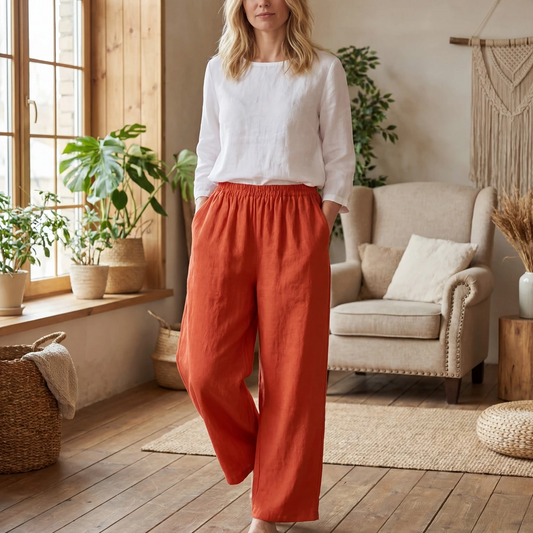 Arvessa | Women’s Relaxed Wide-Leg Summer Pants