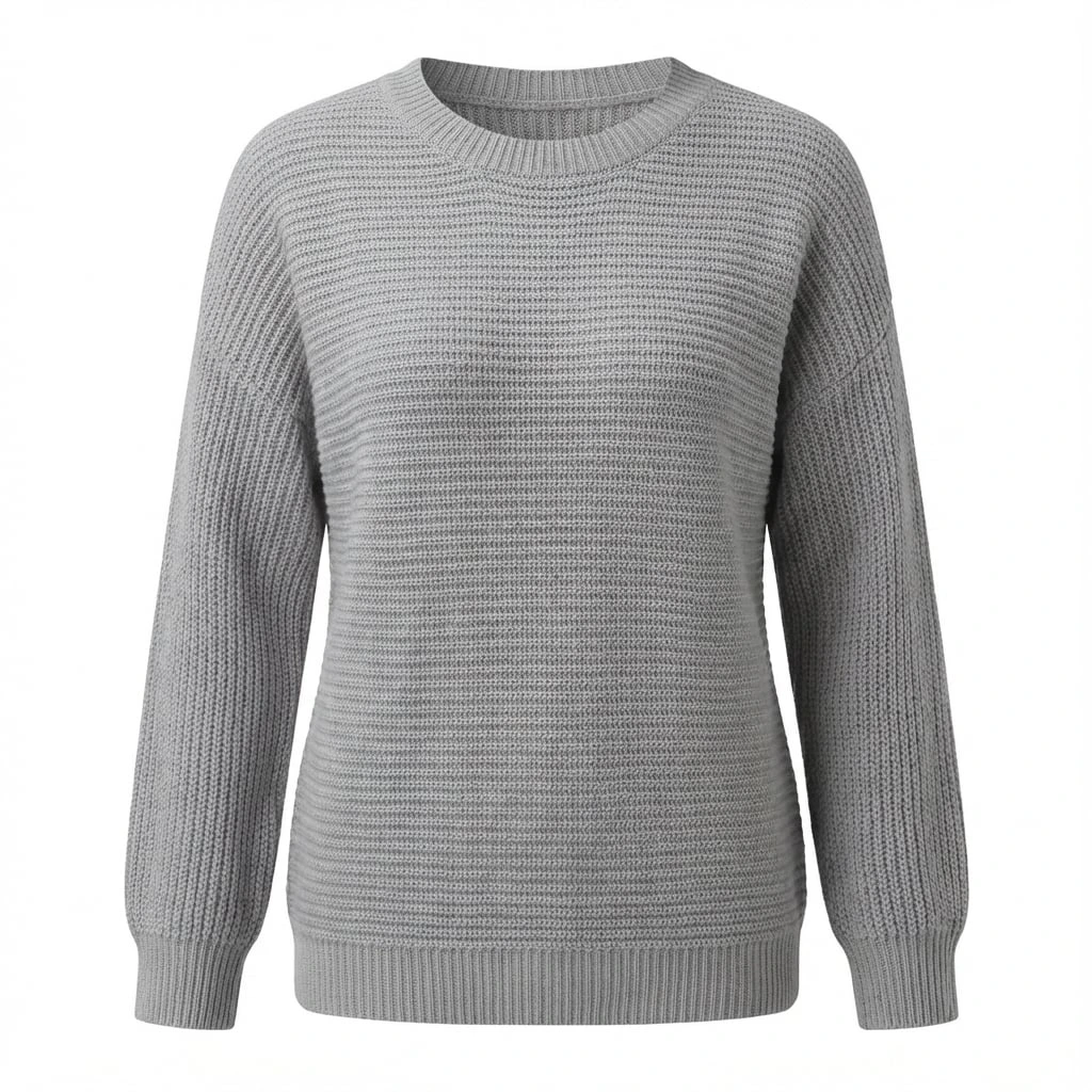 Cozy Crew Neck Knit Sweater