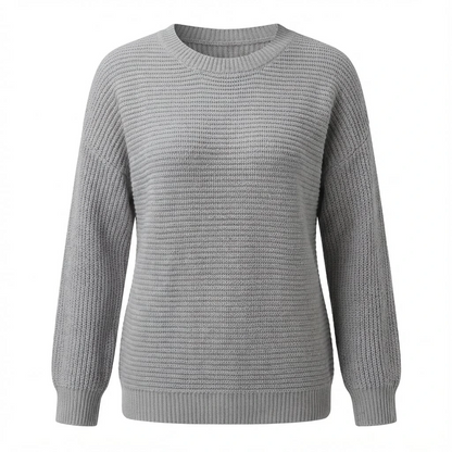 Cozy Crew Neck Knit Sweater