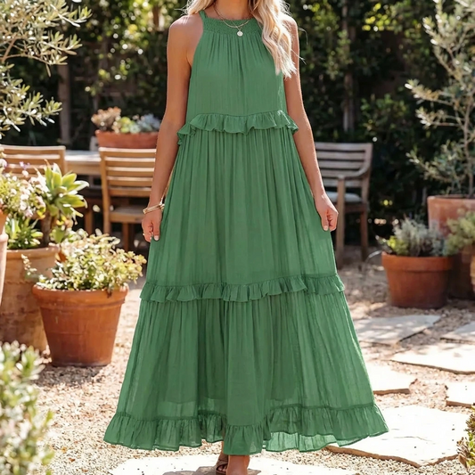 Elarisse | Women’s Sleeveless Tiered Maxi Dress