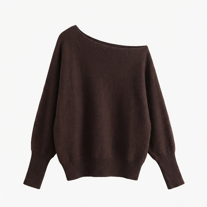 Women’s Off-Shoulder Knit Sweater