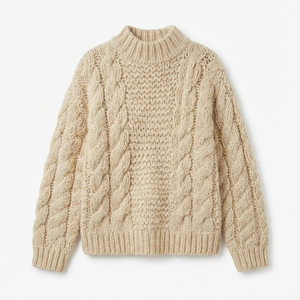 Oversized Cable Knit Women Sweater