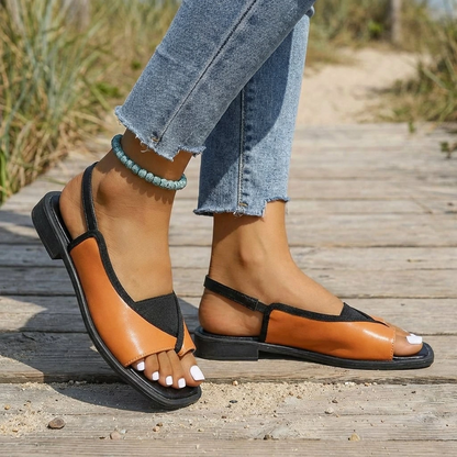 Women’s Orthopedic Slingback Sandals with Elastic Panel