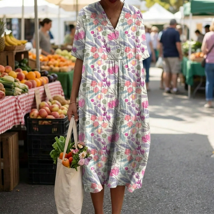 Zeritha | Women’s Relaxed Floral Summer Dress