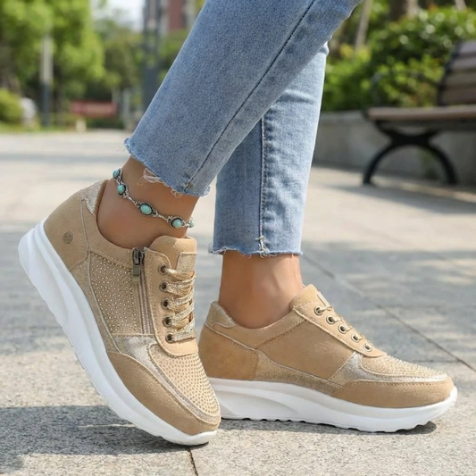 Morgan | Zip Lace Comfort Orthopedic Sneakers