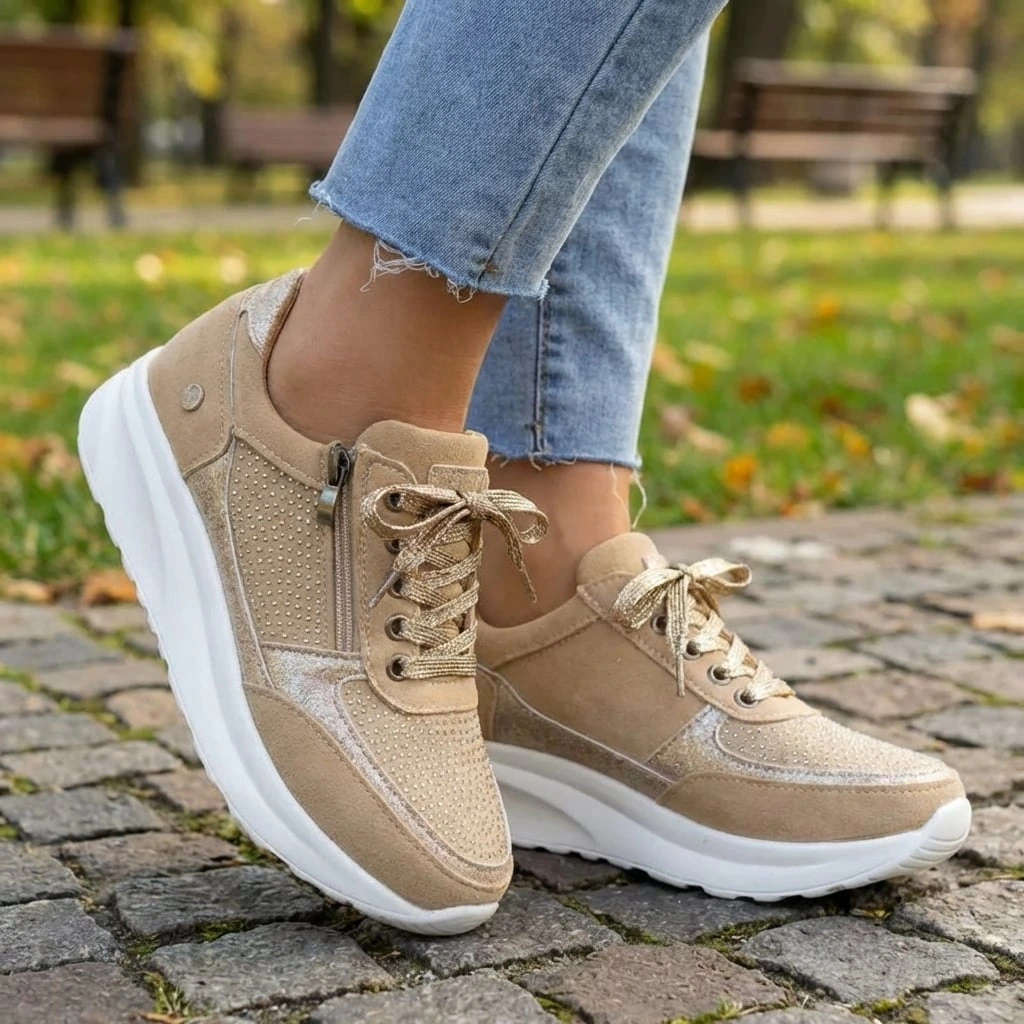 Morgan | Zip Lace Comfort Orthopedic Sneakers