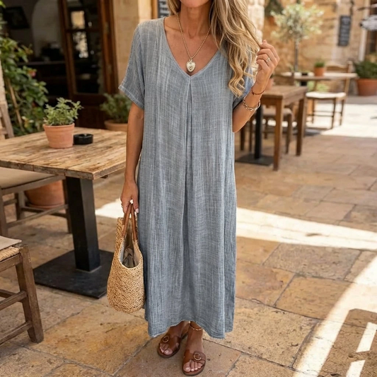 Sorella | Women’s Casual V Neck Everyday Maxi Dress