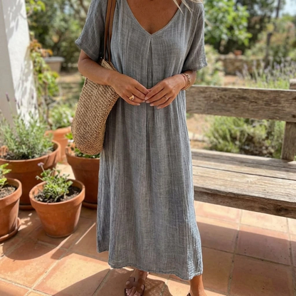 Sorella | Women’s Casual V Neck Everyday Maxi Dress